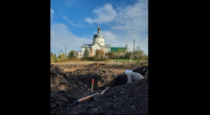 Археологические раскопки в поселке Зализцы Тернопольского района