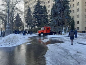 У харківському університеті Каразіна пожежа