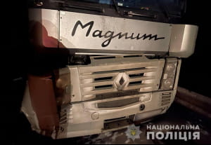 На Полтавщине столкнулись маршрутка, два грузовика и легковушка