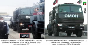 Війська "кадирівців" 