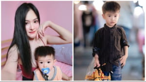 Віяда Пантові та її 2-річний син