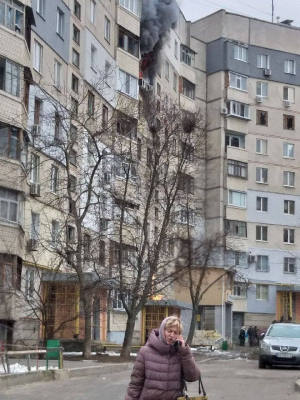 обстріляний Харків
