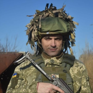 Лицо украинского воина