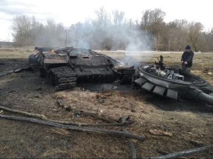Уничтоженная техника российских военных