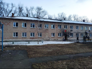 Обстріляна Авдіївка