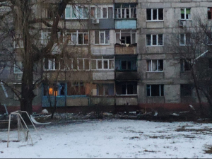 Обстріляна Авдіївка