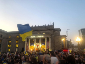 Мітинг у Варшаві на підтримку України, 25.03.2022