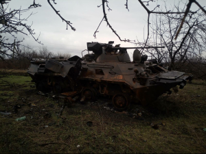 Знищена техніка рашистів
