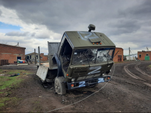 Знищена техніка рашистів
