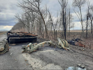 Знищена техніка рашистів