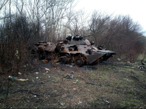 Знищена техніка рашистів