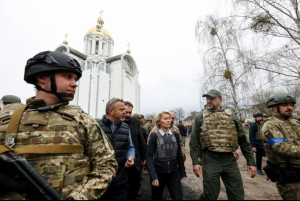 Урсула фон дер Ляєн та Боррель у Бучі
