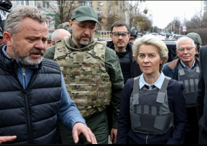 Урсула фон дер Ляєн та Боррель у Бучі