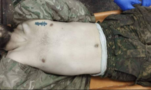 Вбитий азовець – із характерним татуюванням біля серця