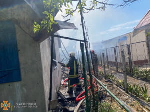 Последствия ракетного обстрела Одесской области 