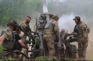 Гаубиці М777 нищать рашистів на Донбасі