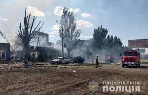 обстріл Бахмута