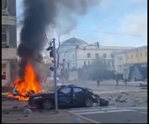 Взрыв в Киеве