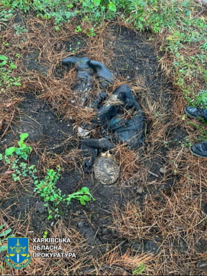 Вбитий російськими окупантами чоловік