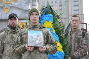 У Києві попрощалися з морпіхом Максимом Токаревим