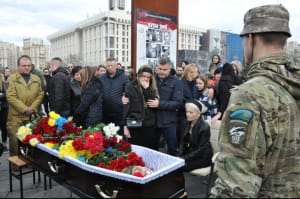 У Києві попрощалися з морпіхом Максимом Токаревим