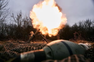 Мінометники ЗСУ під Бахмутом. Фото: Константин та Влада Ліберови