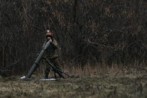 Мінометники ЗСУ під Бахмутом. Фото: Константин та Влада Ліберови