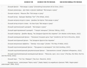 фейк о победе на Оскаре-2023 другого российского фильма