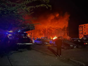 Ракетний удар по Умані