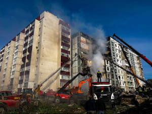 Ракетний удар по Умані