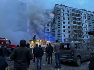 Ракетний удар по Умані