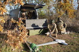 Український дрон Puniher в дії