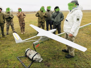Український дрон Puniher в дії