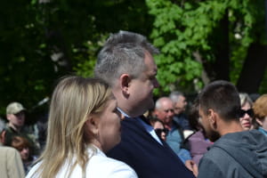 Прощання із загиблими українськими захисниками