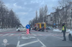 Київ після ракетного удару 23.01.2024
