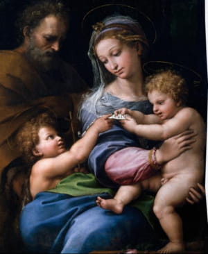 картина Рафаэля "Мадонна с розой"