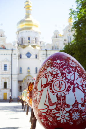 Писанки в Лаврі 