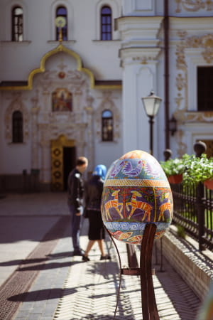 Писанки в Лаврі 