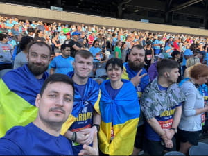 Українські військові взяли участь у забігу