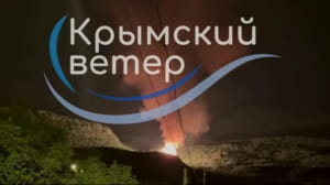Пожар в Крыму