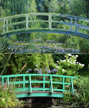 Картина и реальное место