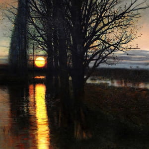 Moonrise by Stanisław Masłowski