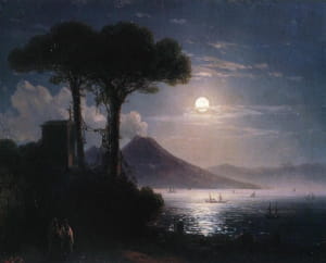 Moonlight in Naples by Ivan Aivazovsky