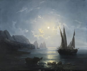 Nocturne on Capri by Salvatore Fergola