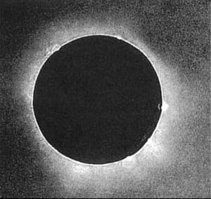 Первая фотография солнечного затмения, 1851 год