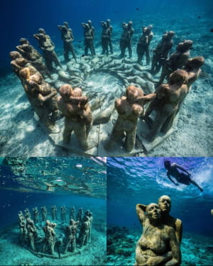 Подводные скульптуры