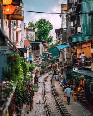 Train Street, Hanoi 
