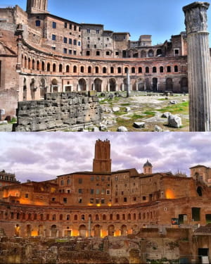 Ринок Траяна, Рим. Побудований близько 110 року нашої ери Аполлодором Дамаським, він вважається найстарішим торговим центром у світі.