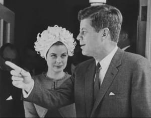 Принцесса Монако Грейс посещает Джона Кеннеди в Белом доме, 1961 год.