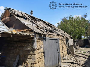 Наслідки обстрілу Запоріжжя